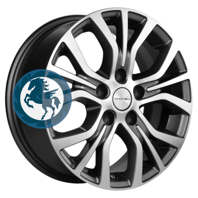 Фотография товара h0404775. Диск Khomen Wheels KHW1608 (Changan CS35 Plus) 6,5х16 5/110 ET46 63,3 Gray-FP