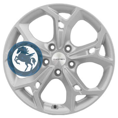 Фотография товара h0405140. Диск Khomen Wheels KHW1702 (Qashqai) 7х17 5/114,3 ET40 66,1 F-Silver