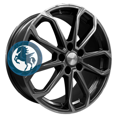 Фотография товара h0405144. Диск Khomen Wheels KHW1816 (Chery Tiggo 7 (Pro/Pro Max)) 7х18 5/108 ET33 60,1 Gray-FP