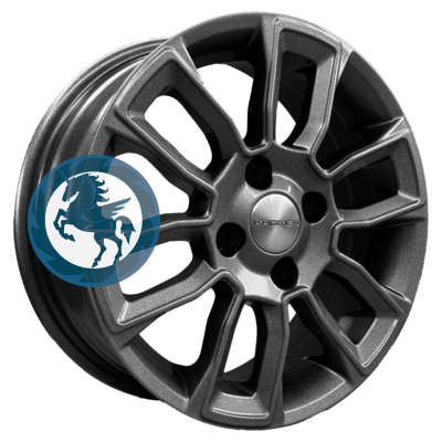 Фотография товара h0405156. Диск Khomen Wheels KHW1406 (Lada Granta) 5,5х14 4/98 ET35 58,5 Gray
