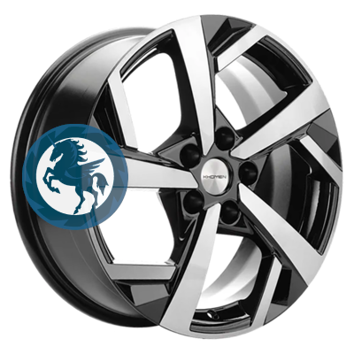 Фотография товара h0405925. Диск Khomen Wheels KHW1712 (Besturn X40) 7х17 5/114,3 ET40 57,1 Black-FP