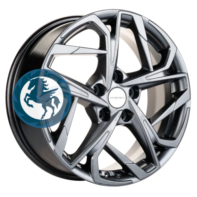 Фотография товара h0406882. Диск Khomen Wheels KHW1716 (Kuga/Focus) 7х17 5/108 ET50 63,3 Gray